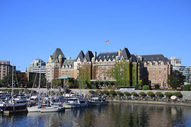 Victoria Inner Harbour and downtown skyline